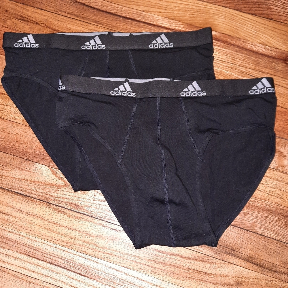 🇺🇲NWOT 2pack Adidas Size L Climate Stretch Briefs